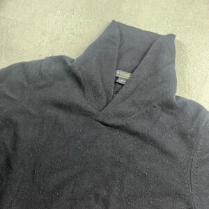 Brooks Brothers Sz XL 100% Extra Fine Italian Lambswool Shawl Neck Sweater *READ